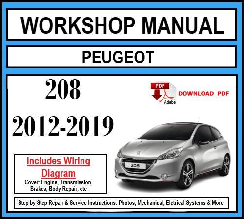 Peugeot 208 (2012-2019) Workshop Manual