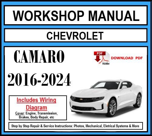 Chevrolet Camaro (2016-2024) Workshop Manual