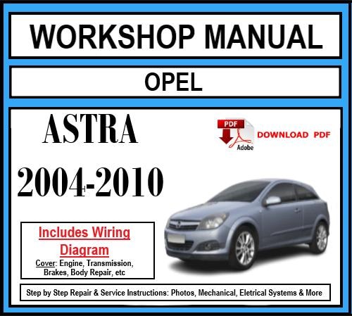 Opel Astra (2004-2010) Workshop Manual