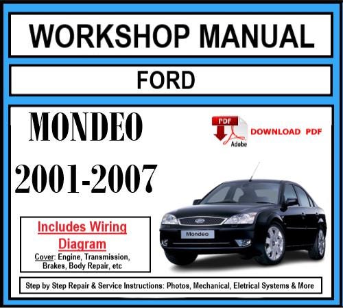 Ford Mondeo (2001-2007) Workshop Manual