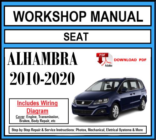 Seat Alhambra (2010-2020) Workshop Manual