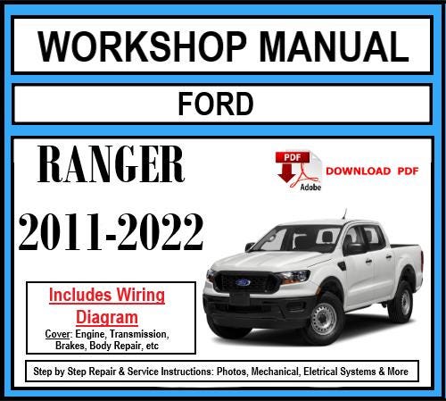 Ford Ranger (2011-2022) Workshop Manual