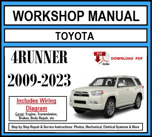 Toyota 4Runner (2009-2023) Workshop Manual