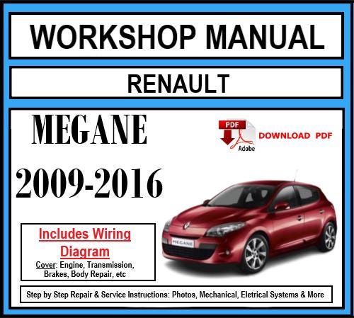 Renault Megane (2009-2016) Workshop Manual