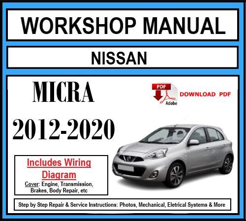 Nissan Micra (2012-2020) Workshop Manual