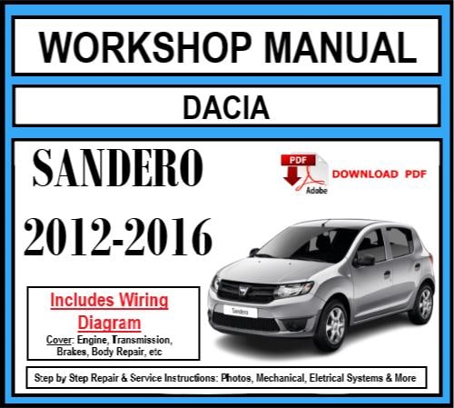 Dacia Sandero (2012-2016) Workshop Manual