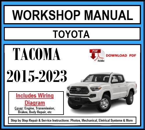 Workshop Manual [Toyota Tacoma] 2015-2023