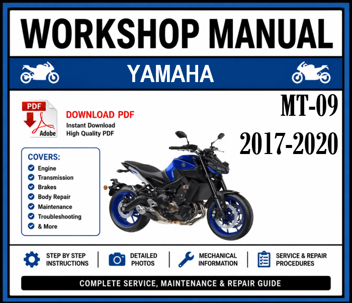 Workshop Manual [Yamaha MT-09] 2017-2020