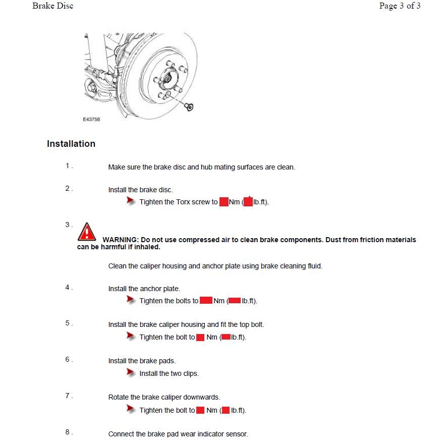 Workshop Manual [Land Rover Discovery 3] 2004-2009