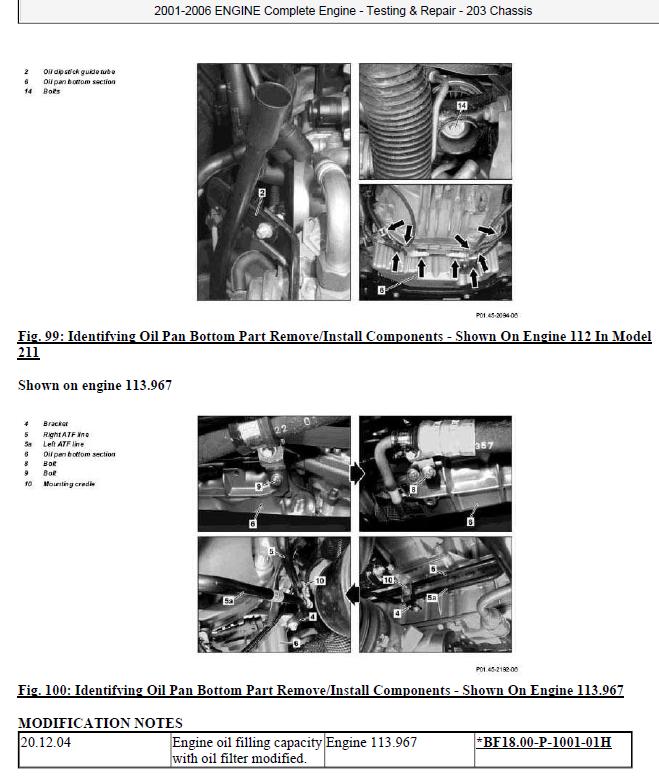 Werkstatthandbuch [Mercedes C-Klasse] (W203) 2001-2009