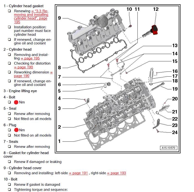 Werkstatthandbuch [Audi R8] 2016-2025