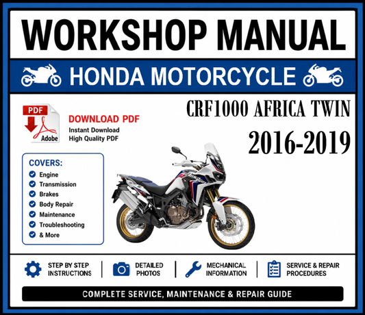 Workshop Manual [Honda CRF 1000 Africa Twin] 2016-2019