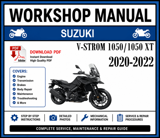 Suzuki V-Strom 1050 (2020-2022) Workshop Manual