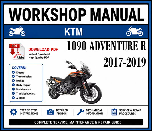 Workshop Manual [KTM 1090 Adventure R] 2017-2019