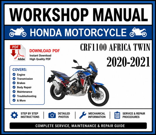 Workshop Manual [Honda CRF 1100 Africa Twin] 2020-2021