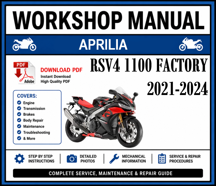 Workshop Manual [Aprilia RSV4 1100 Factory] 2021-2024