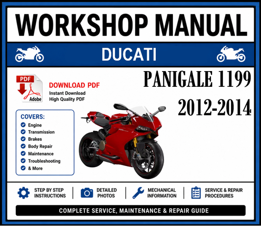 Workshop Manual [Ducati Panigale 1199] 2012-2014