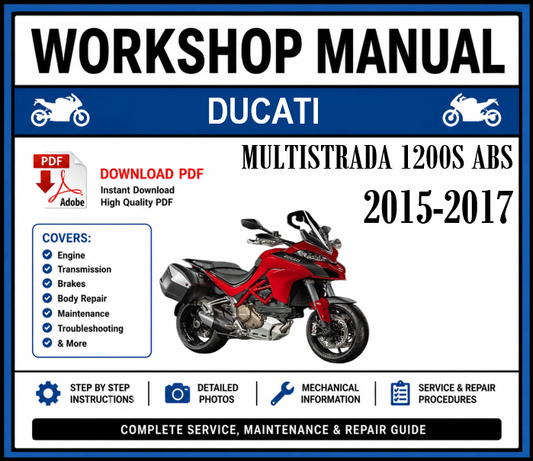 Workshop Manual [Ducati Multistrada 1200S ABS] 2015-2017