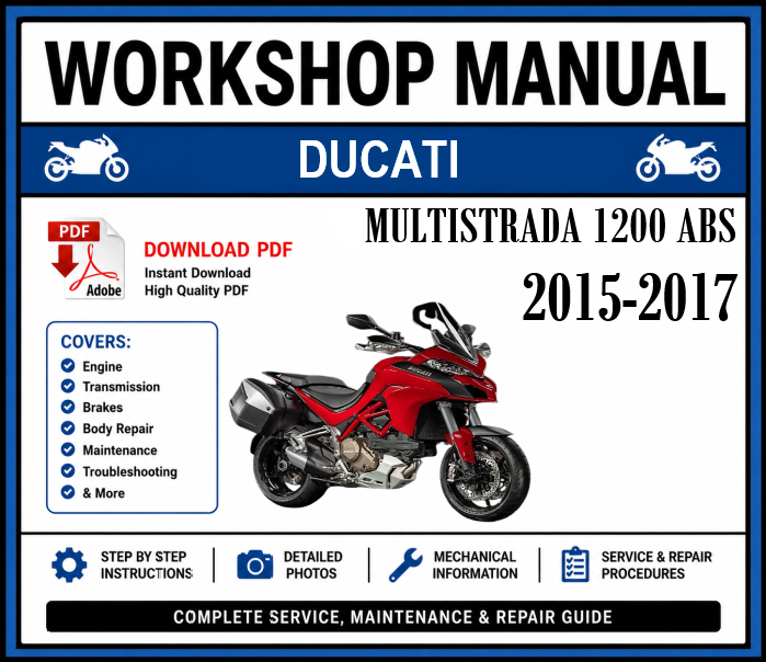Workshop Manual [Ducati Multistrada 1200 ABS] 2015-2017