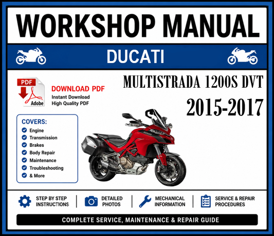 Workshop Manual [Ducati Multistrada 1200S DVT] 2015-2017