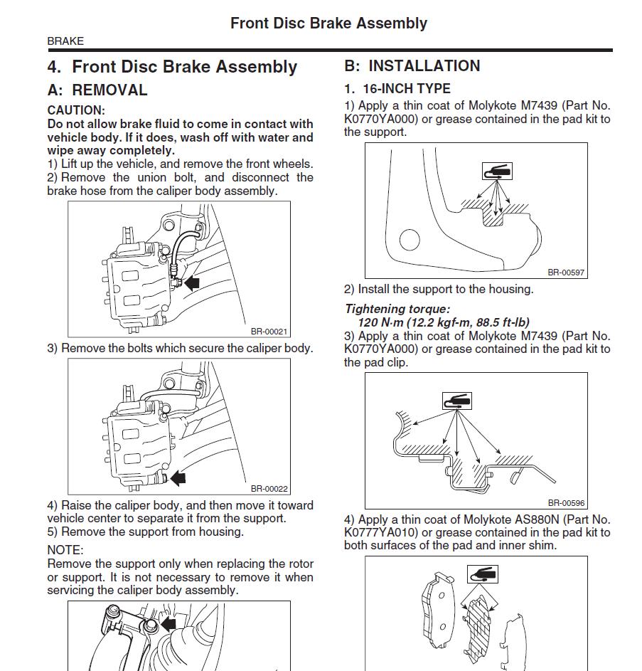 Workshop Manual [Subaru Legacy] 2015-2020