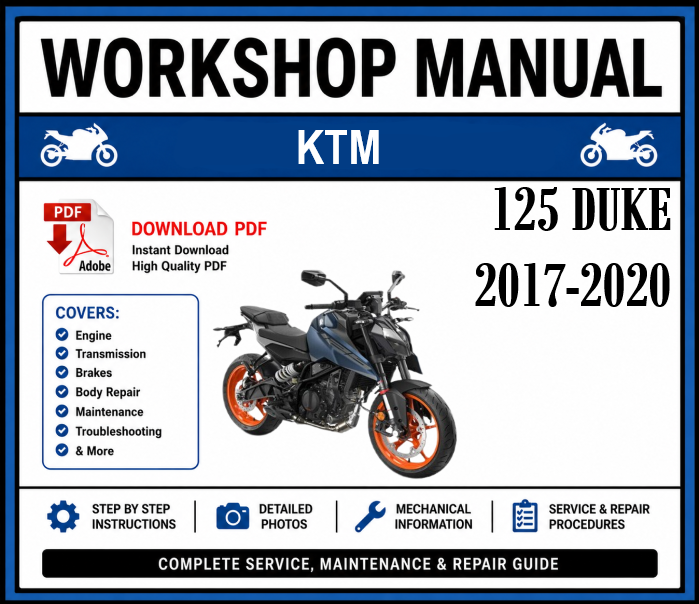 Workshop Manual [KTM 125 Duke] 2017-2020