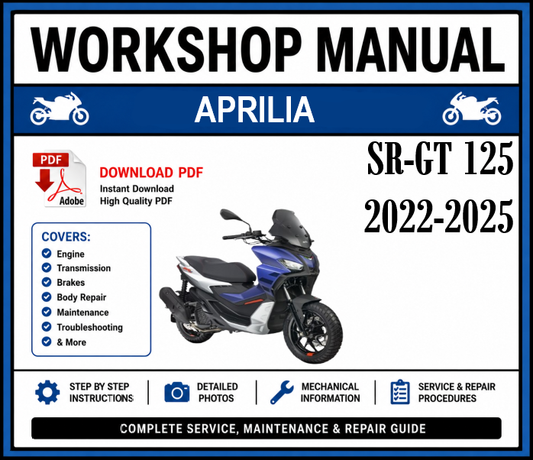 Workshop Manual [Aprilia SR-GT 125] 2022-2025