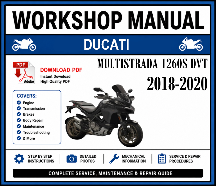 Workshop Manual [Ducati Multistrada 1260S DVT] 2018-2020