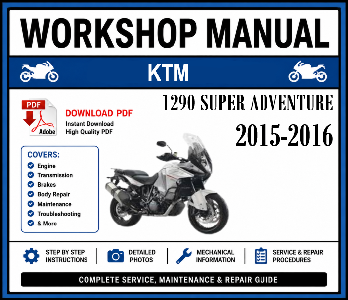 Workshop Manual [KTM 1290 Super Adventure] 2015-2016