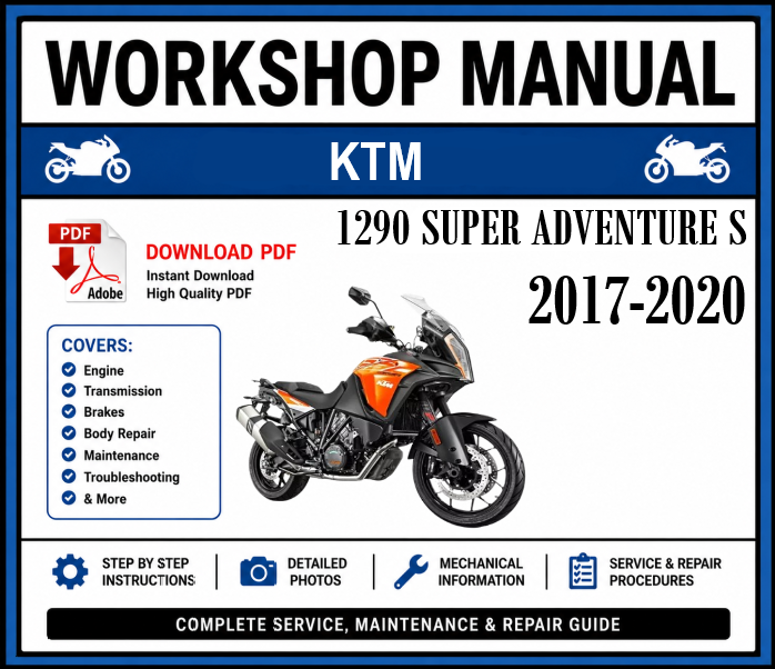 Workshop Manual [KTM 1290 Super Adventure S] 2017-2020