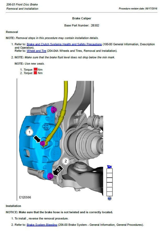 Workshop Manual [Ford Ranger] 2011-2022