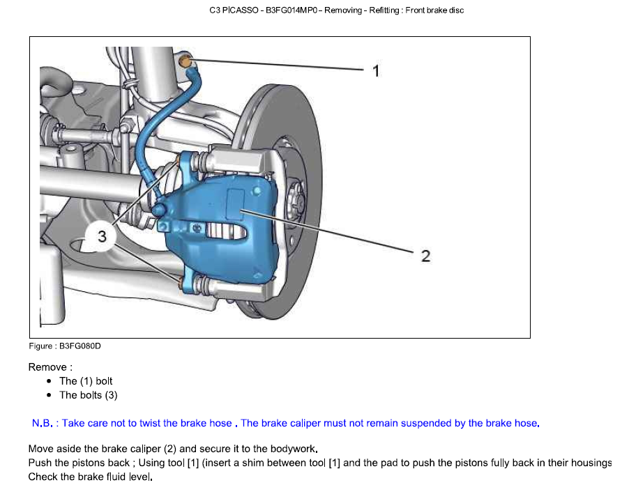 Workshop Manual [Citroën C3 Picasso] 2009-2017