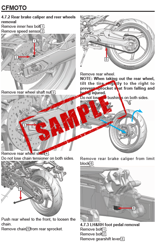 Workshop Manual [CFMoto 450SR-S] 2024-2025