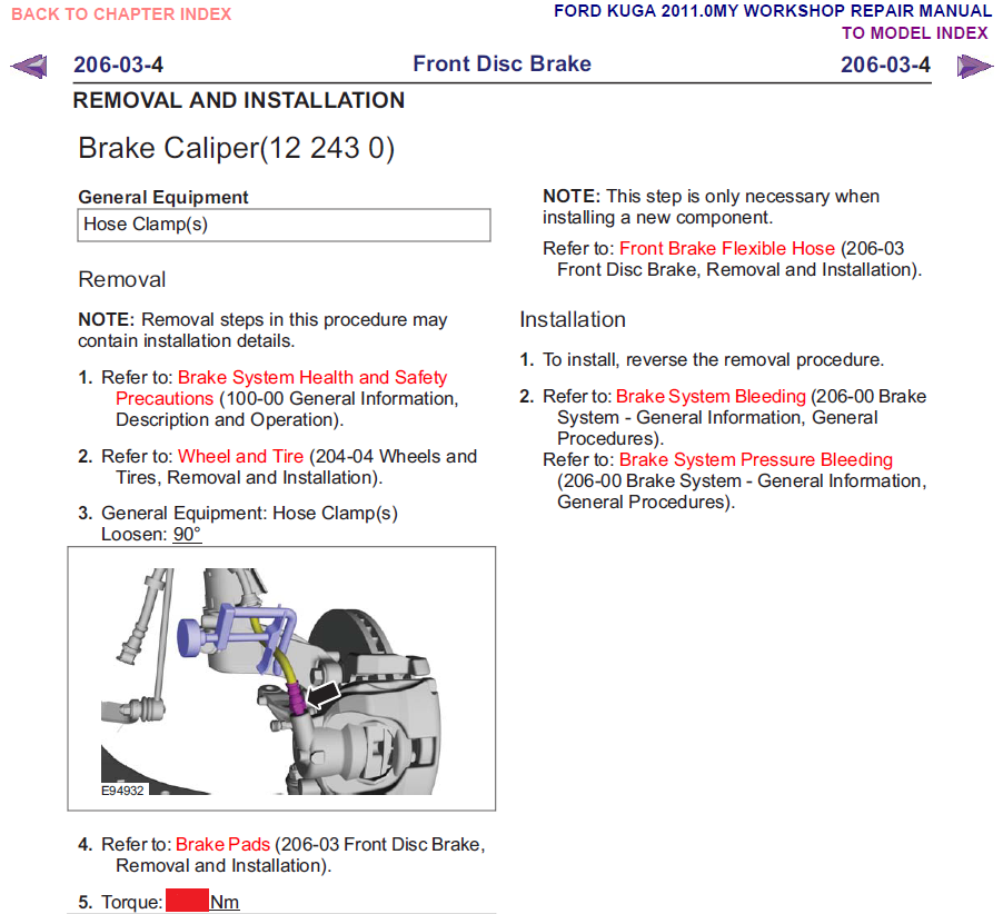 Werkstatthandbuch [Ford Escape] 2008-2012