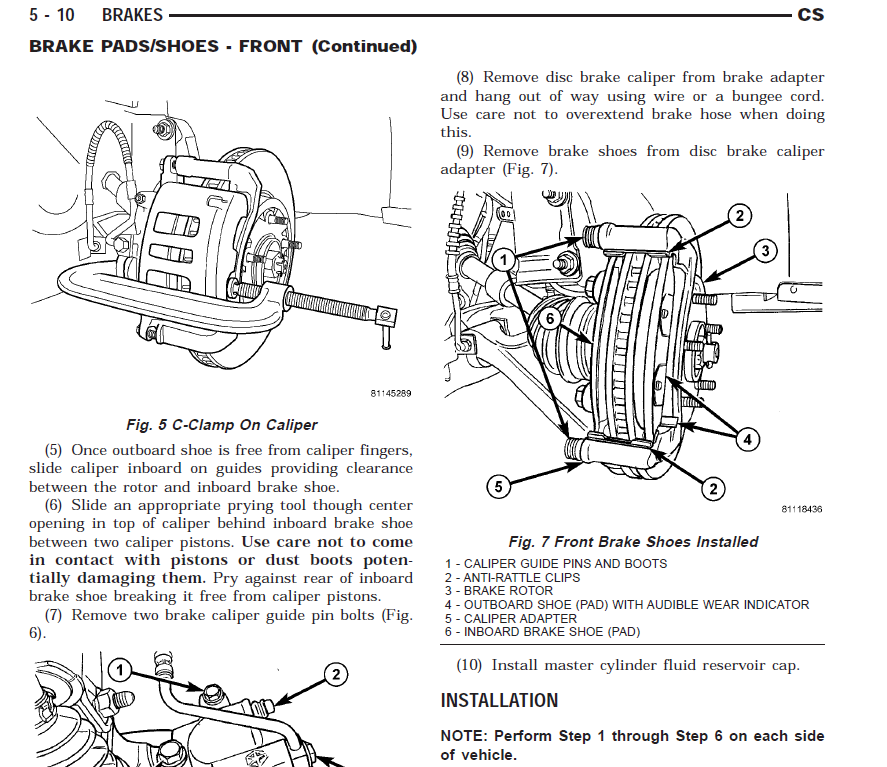 Workshop Manual [Chrysler Pacifica] 2004-2008