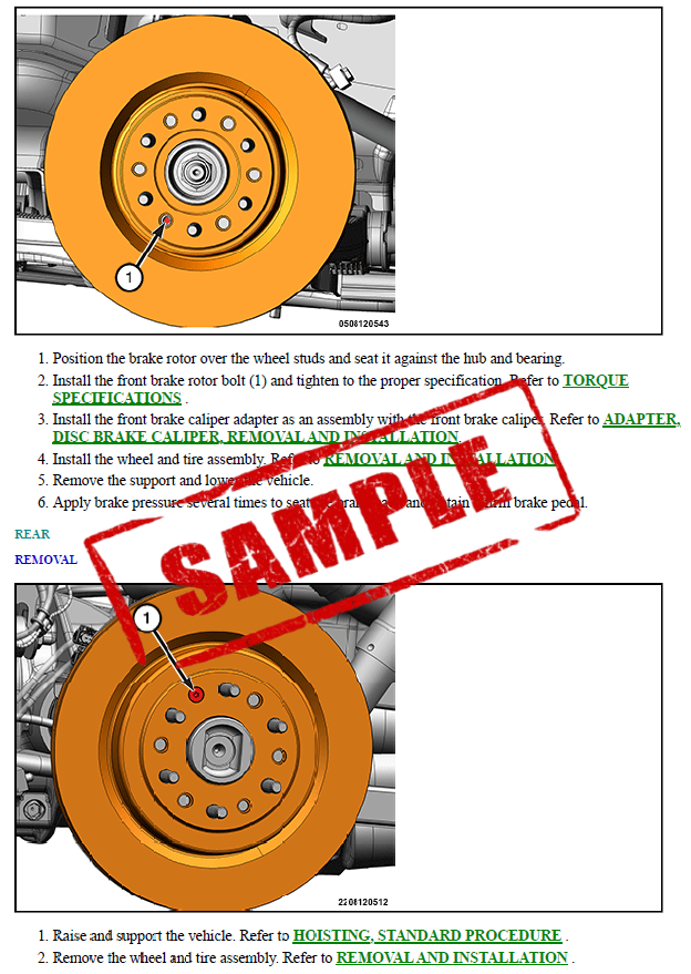 Workshop Manual [Dodge Caliber] 2007-2012