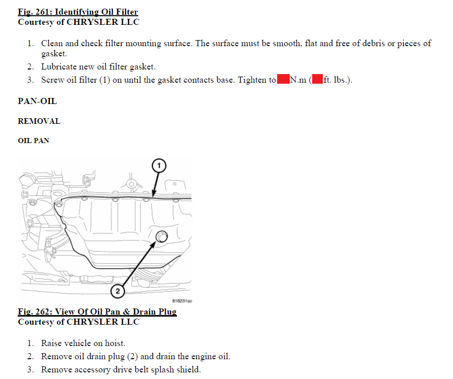 Workshop Manual [Dodge Avenger] 2008-2014