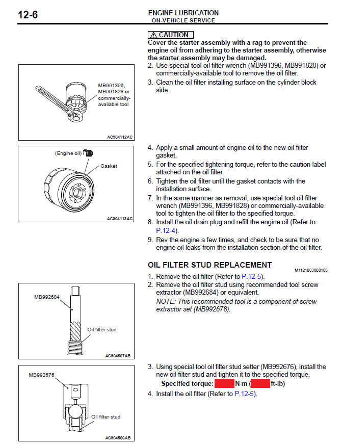 Workshop Manual [Mitsubishi Mirage] 2012-2026