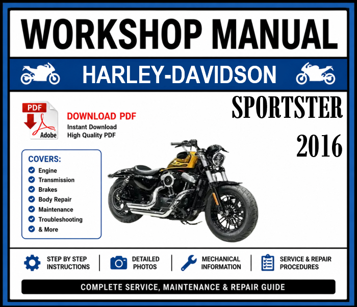 Workshop Manual [Harley-Davidson Sportster] 2016