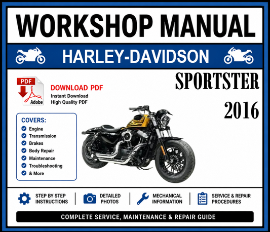 Workshop Manual [Harley-Davidson Sportster] 2016