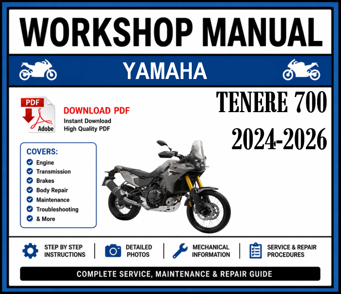 Workshop Manual [Yamaha Ténéré 700] 2024-2026
