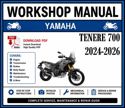 Workshop Manual [Yamaha Ténéré 700] 2024-2026