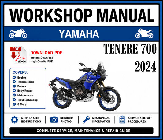 Workshop Manual [Yamaha Ténéré 700] 2024
