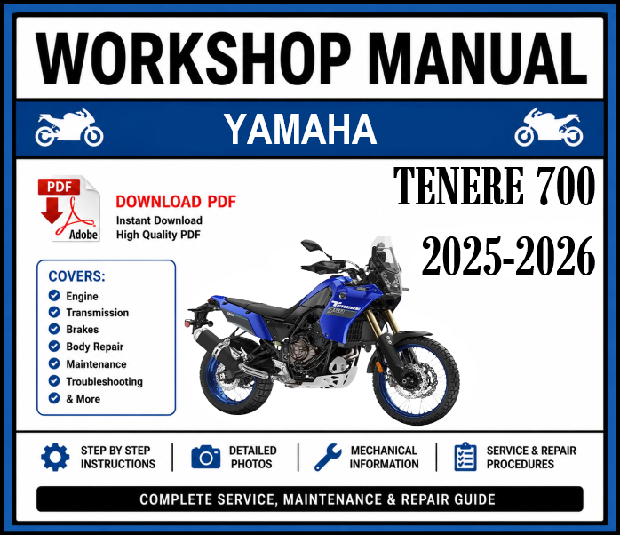 Workshop Manual [Yamaha Ténéré 700] 2025-2026