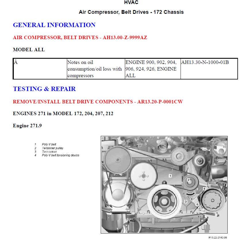 Workshop Manual [Mercedes-Benz SLK-Class] (R172) 2011-2019