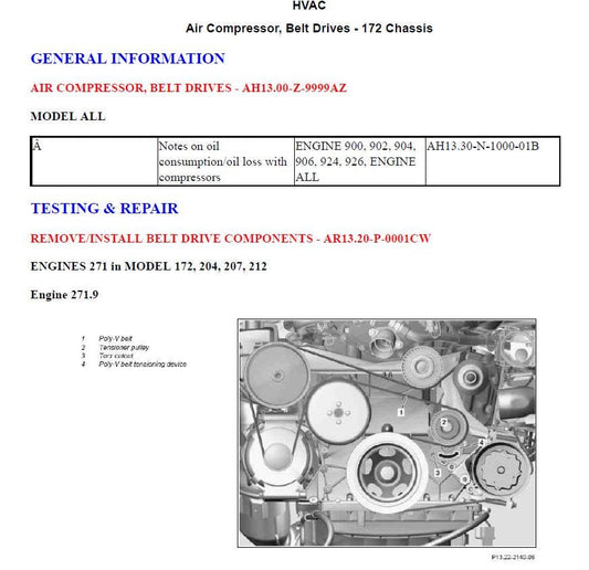 Workshop Manual [Mercedes-Benz SLK-Class] (R172) 2011-2019