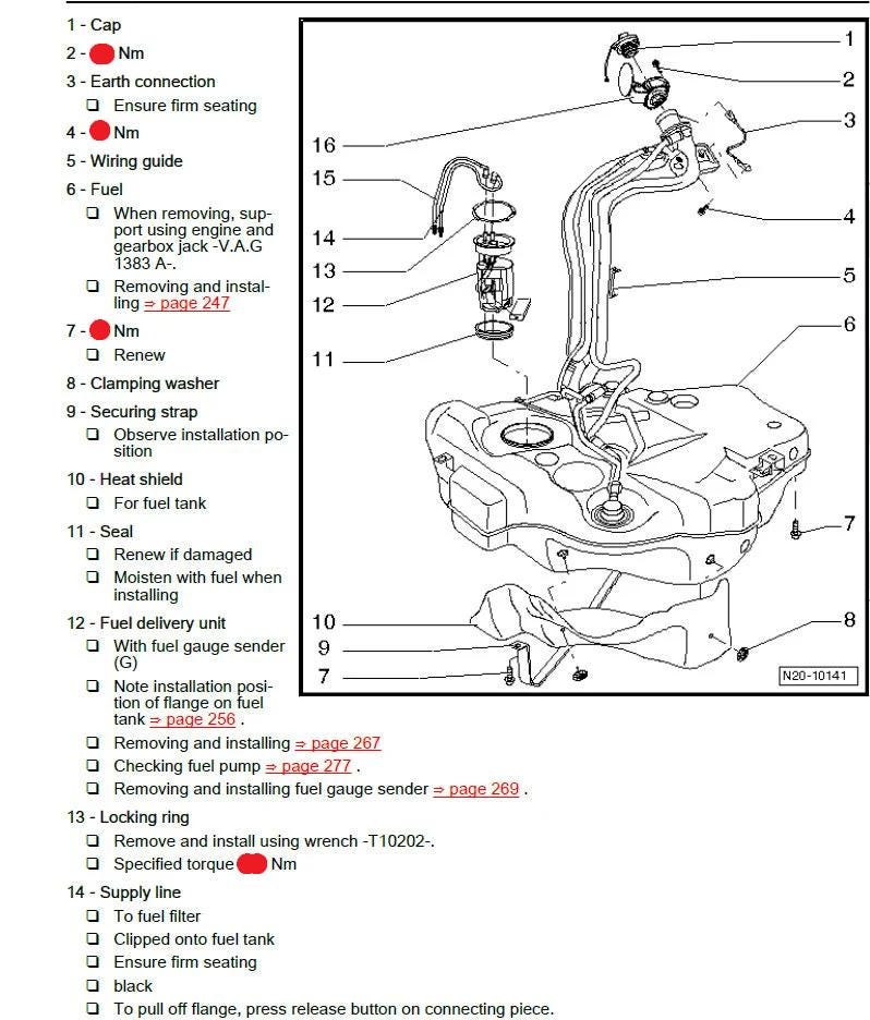 Workshop Manual [VW Caddy] 2004-2015