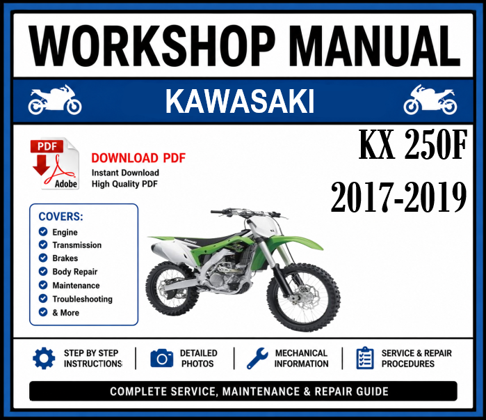Workshop Manual [Kawasaki KX 250F] 2017-2019