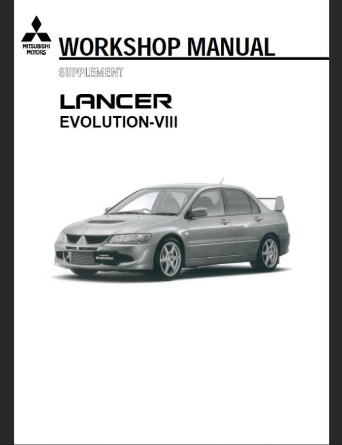 Werkstatthandbuch [Mitsubishi Lancer Evo VIII] 2003-2005