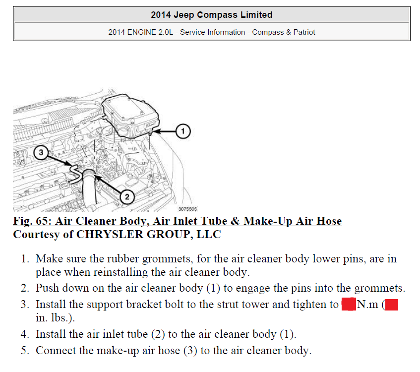 Workshop Manual [Jeep Compass] 2006-2016